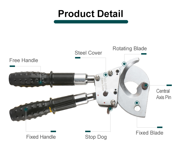 al cable cutter acsr cutting tool-4