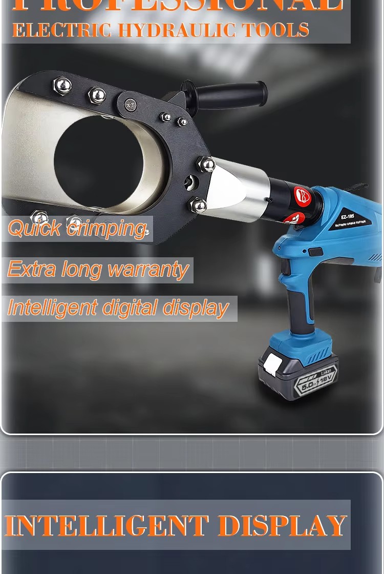 ez 105c battery powered hydraulic cable cutter up to 105mm-3