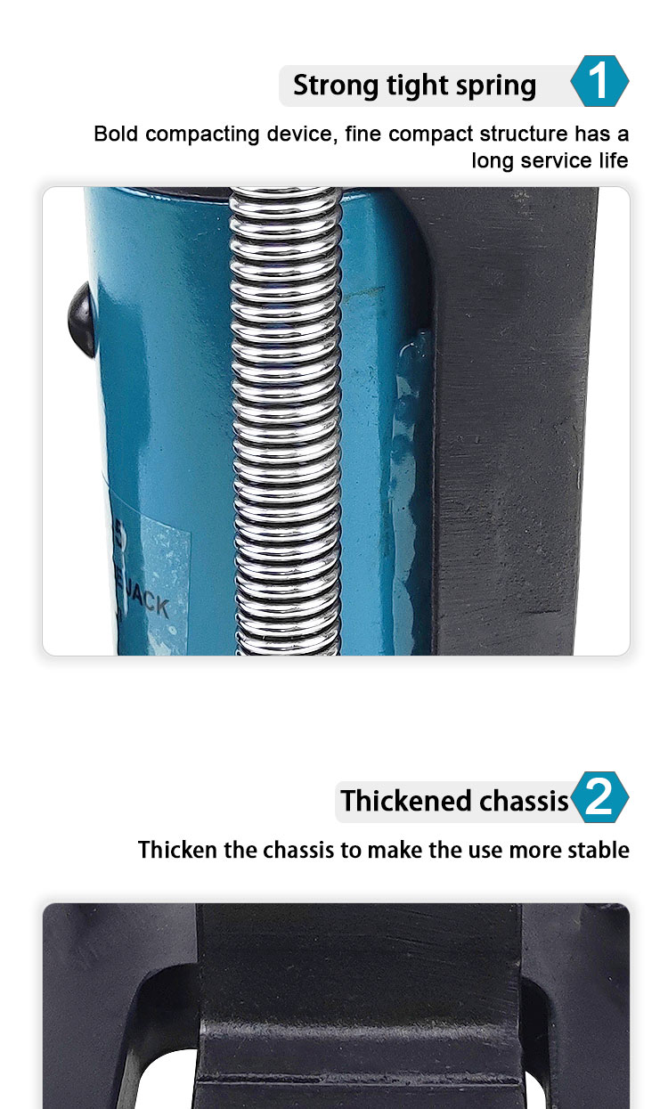 mhc 10 5ton mechanical claw type telescopic hydraulic toe lift jack for sale-6