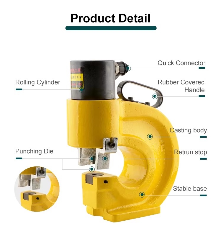 ch 70l hydraulic hole punching tool puncher iron metal copper punch driver-4