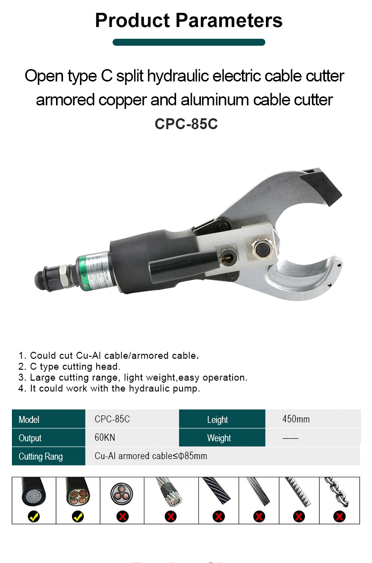 aluminum armoured cable cutter-1