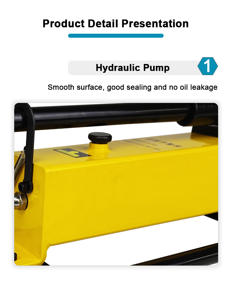 cp 700d hand operated hydraulic pump 700bar single sta piston pump-7