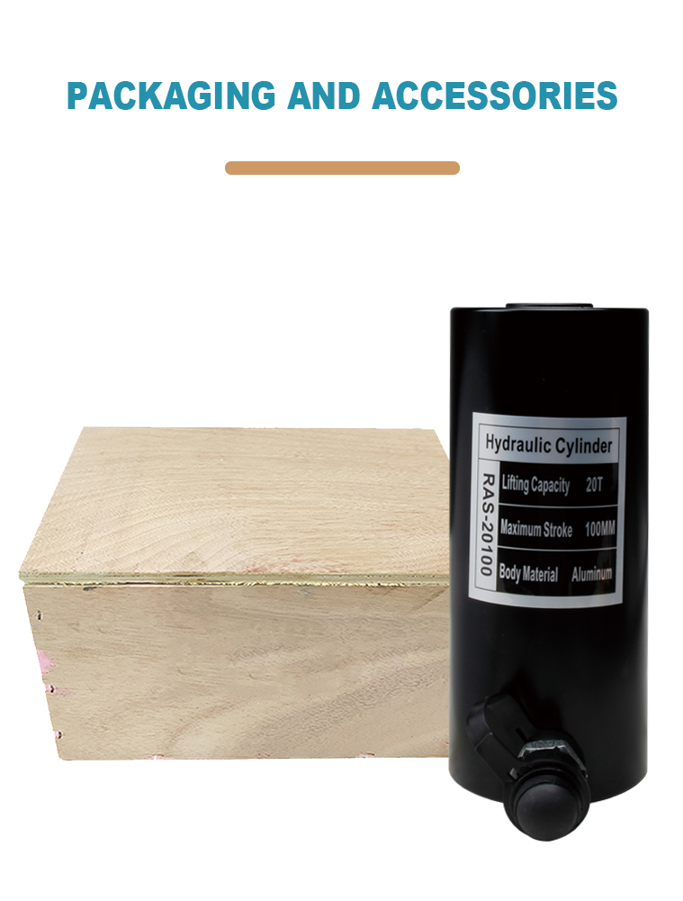 ras 20100 single acting 10 ton aluminum hydraulic cylinder jack-10