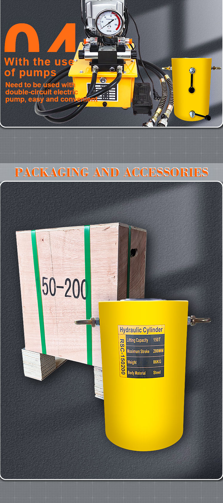 rr 150200 double acting long stroke hydraulic cylinder-8