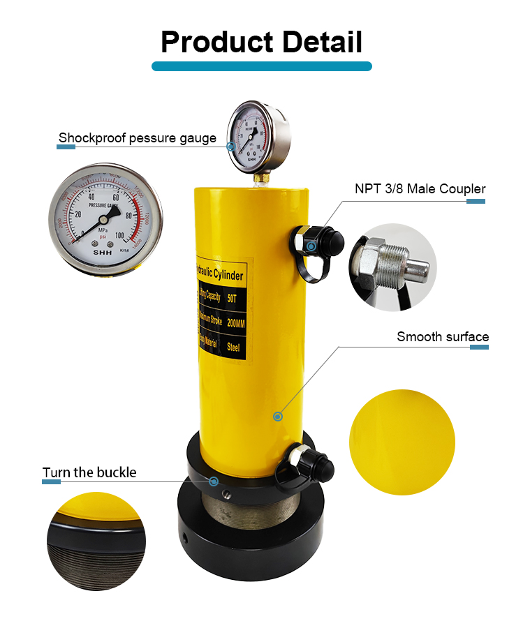 rr 50200 50ton 200mm stroke lock nut hydraulic press cylinder-2