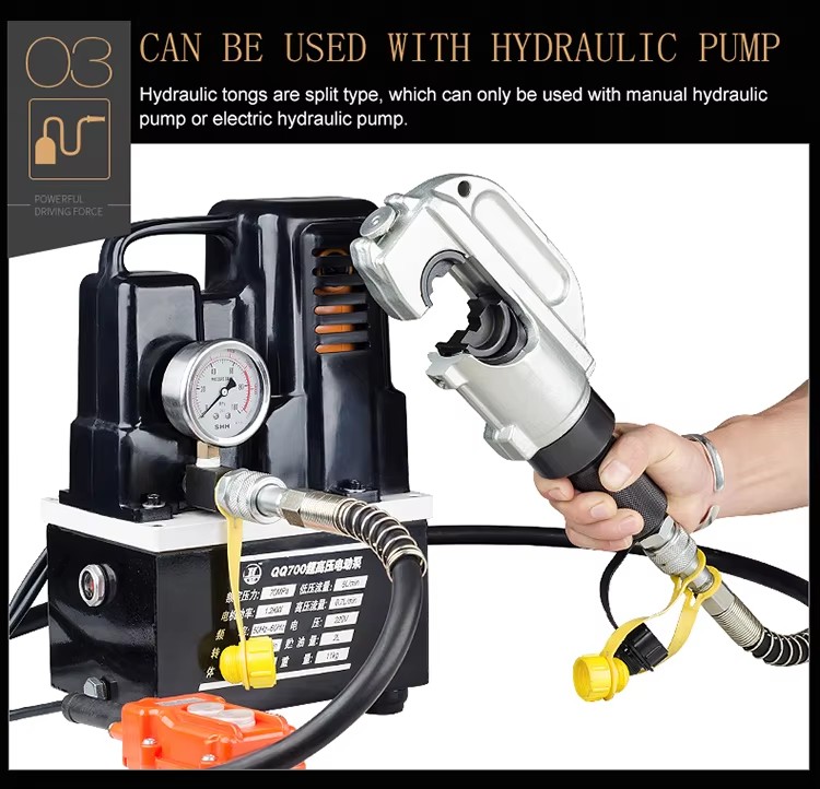 manual hydraulic wire cable lug crimping tools ep 510h-6
