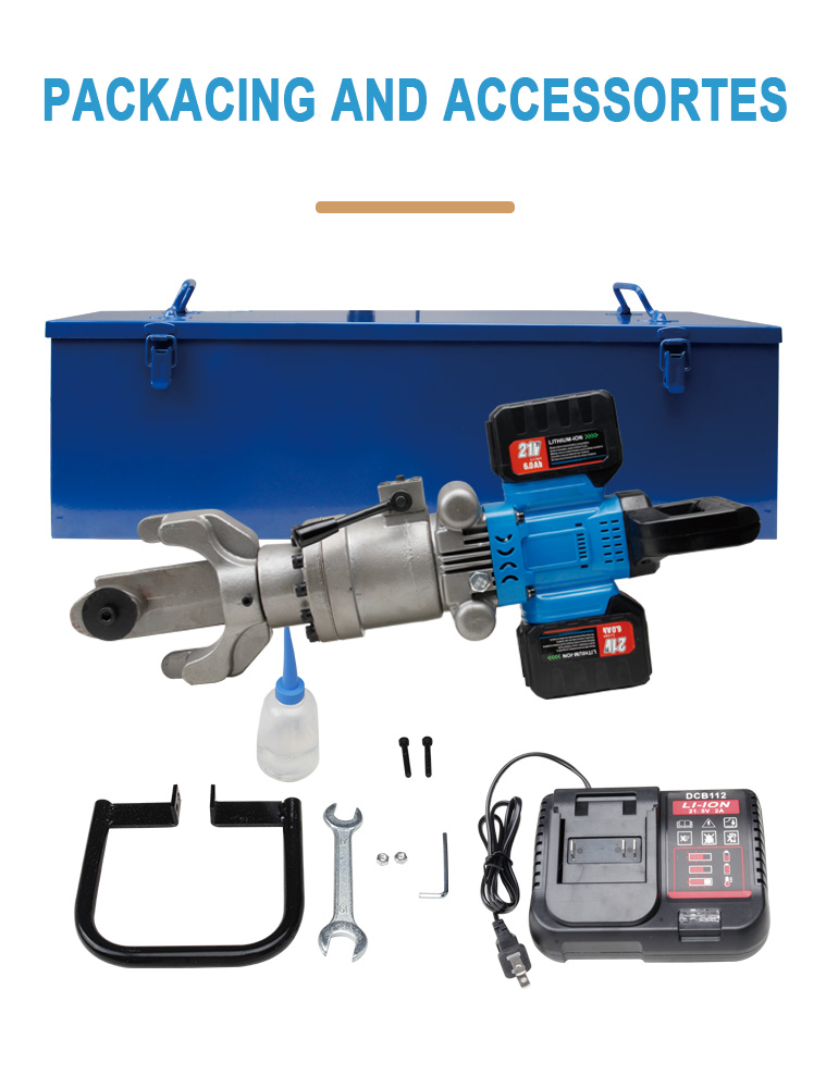 rb 25l portable electric rebar bender steel bar bending machine single operated portable hydraulic rebar bender-9