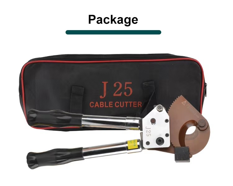 j25 ratchet cable cutter hydraulic acsr cable cutter-9