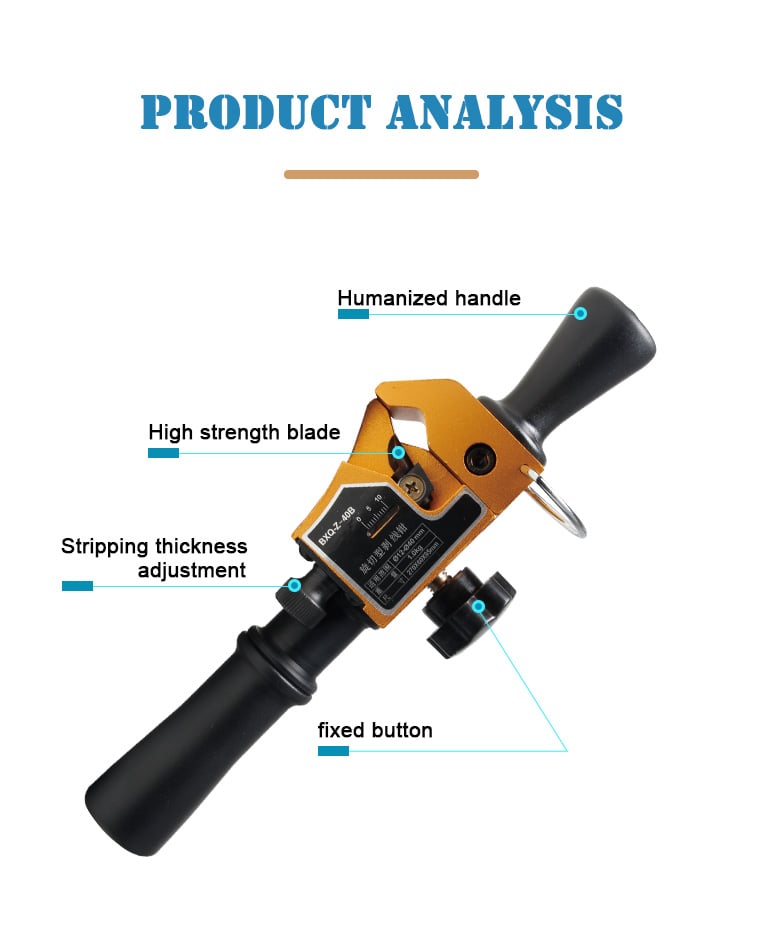 bxq 40b cable stripping tool peeling knife-3