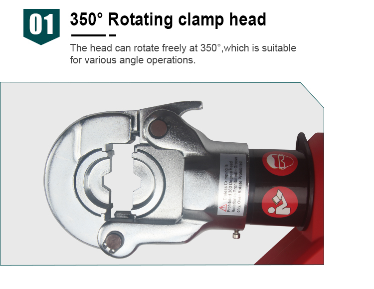 ez 300 battery cable lug crimping tools battery powered copper press tool588-4