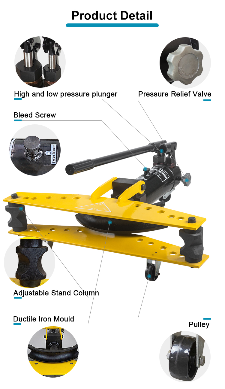 swg 3 manual pipe bender hydraulic pipe bending tool-2