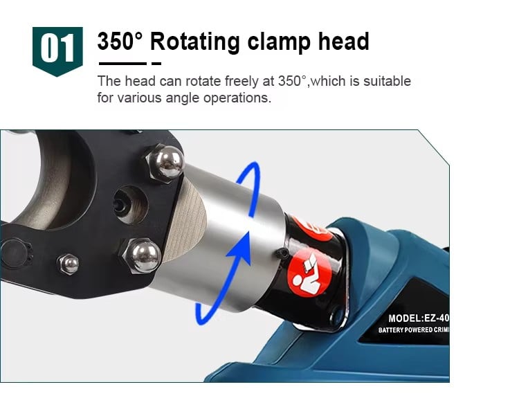 55 cutting and crimping 2 in 1 battery electric hydraulic tool-5