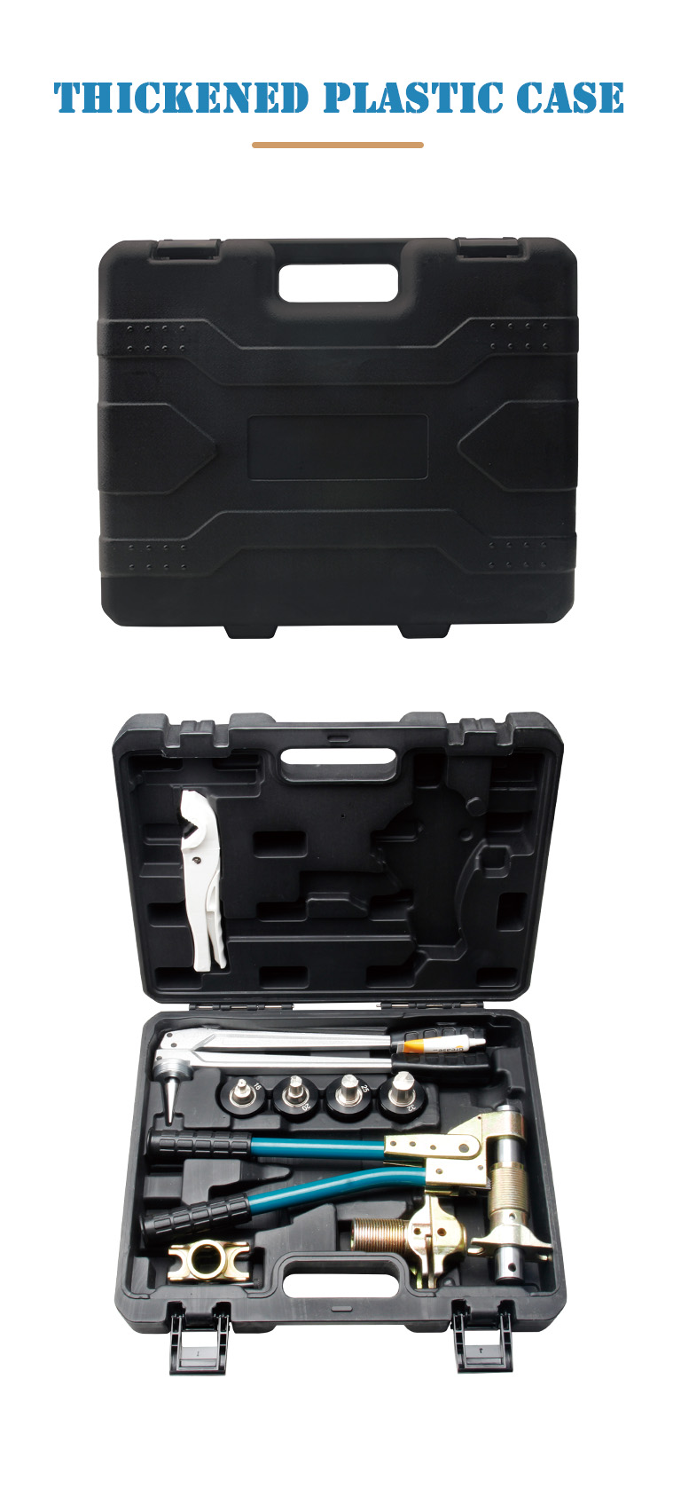 ld 1632f hydraulic pipe pressing tool hand pipeline tool copper aluminum tube hydraulic tube pex tool-11