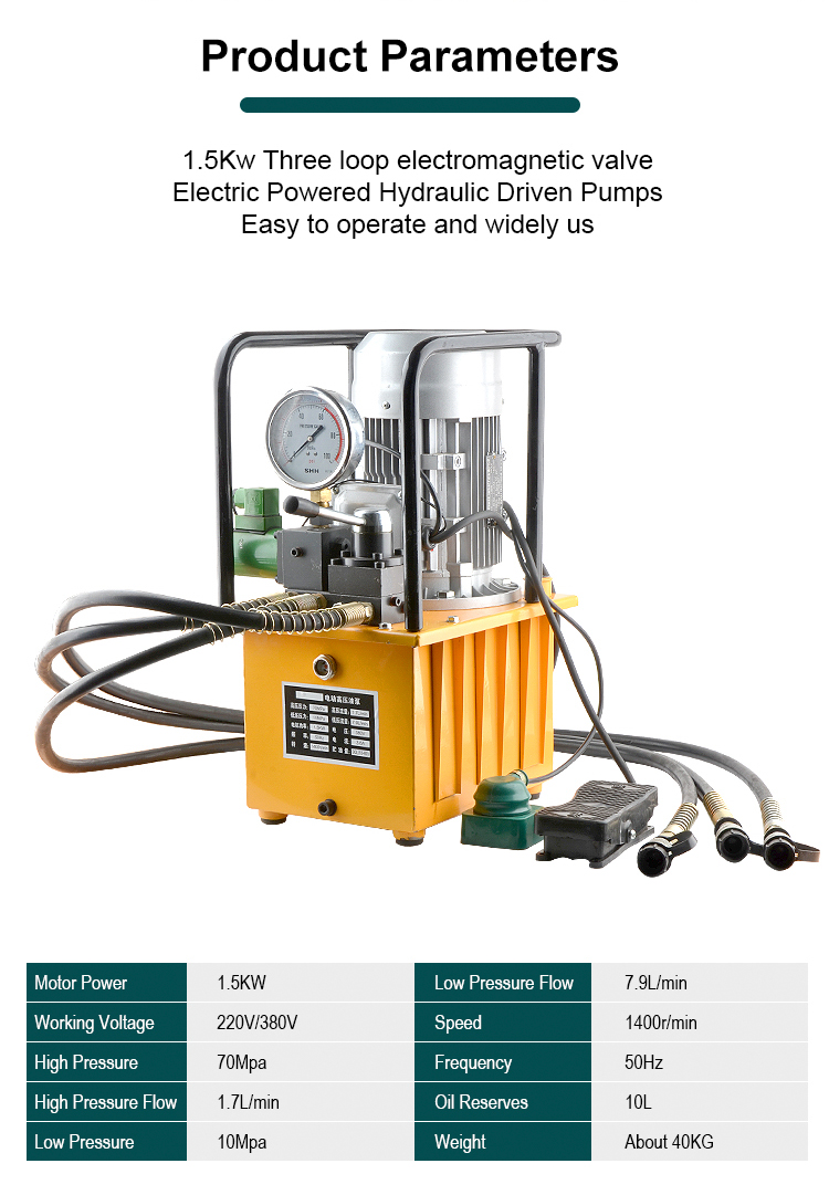 db150 d3 high pressure 700 bar three way power pack electric pumps price-1