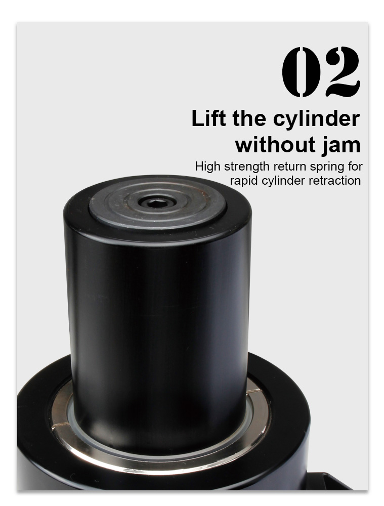 ras 50100 aluminum hydraulic cylinder 50ton single action jack cylinder-6
