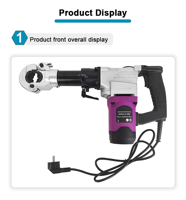 lz 300c electric cable lug crimping tool 300mm2 crimping tool653-3