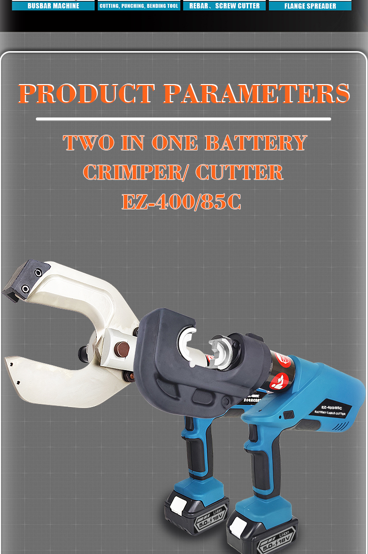 85c cutting crimping 2 in 1 battery electric powered hydraulic tool-1