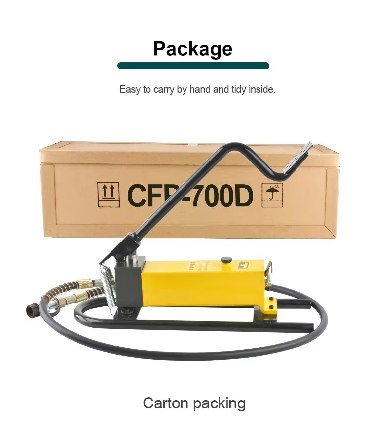 cfp 700d 70mpa high pressure portable hydraulic foot pump-11