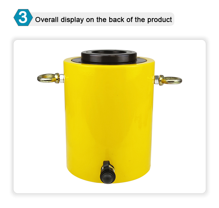 rch 10075 single acting hollow plunger design hydraulic stainless steel cylinder 100ton-7