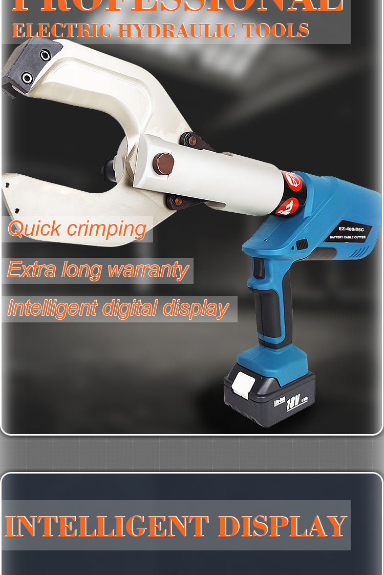 85c cutting crimping 2 in 1 battery electric powered hydraulic tool-3