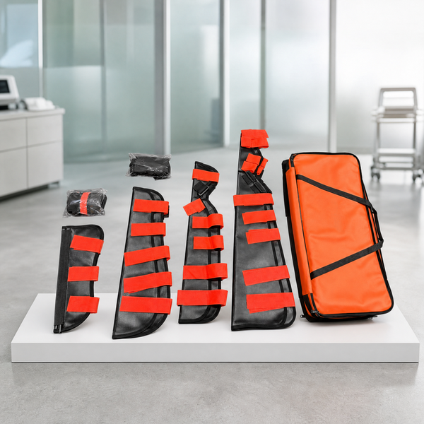 What are the different types of first aid splints available in the marke