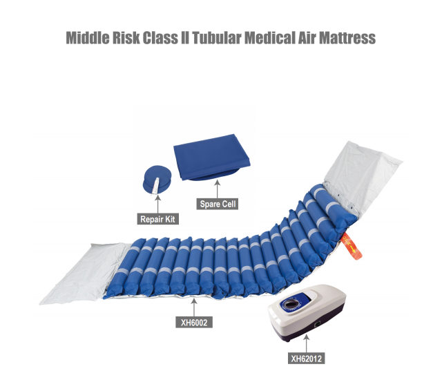 XH-6001/6002 Cells Tubular Mattress Bubble Medical Air Mattress factory