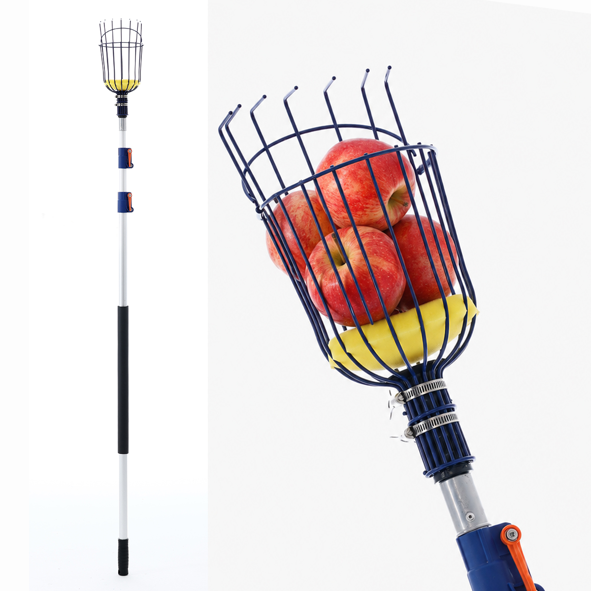 Cosechador de frutas de acero inoxidable