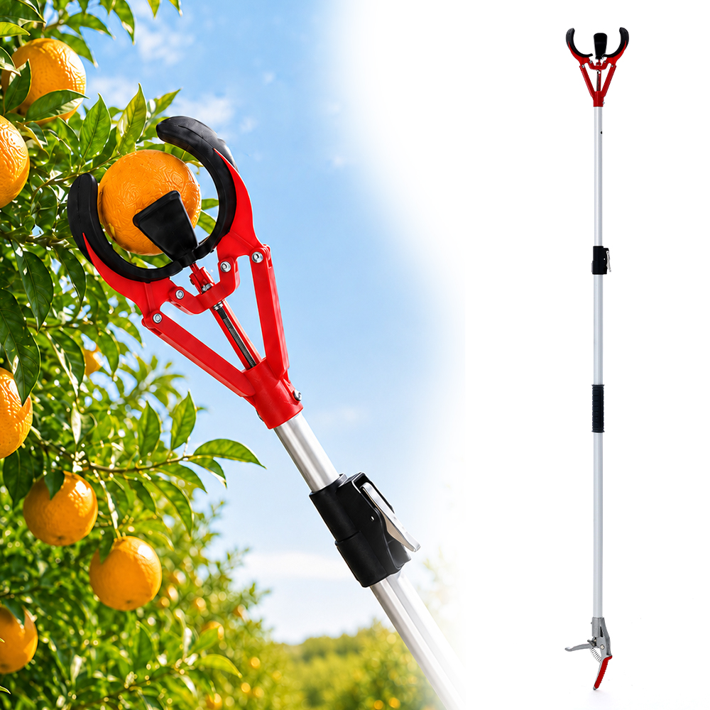 Garra telescópica para la recolección de frutas