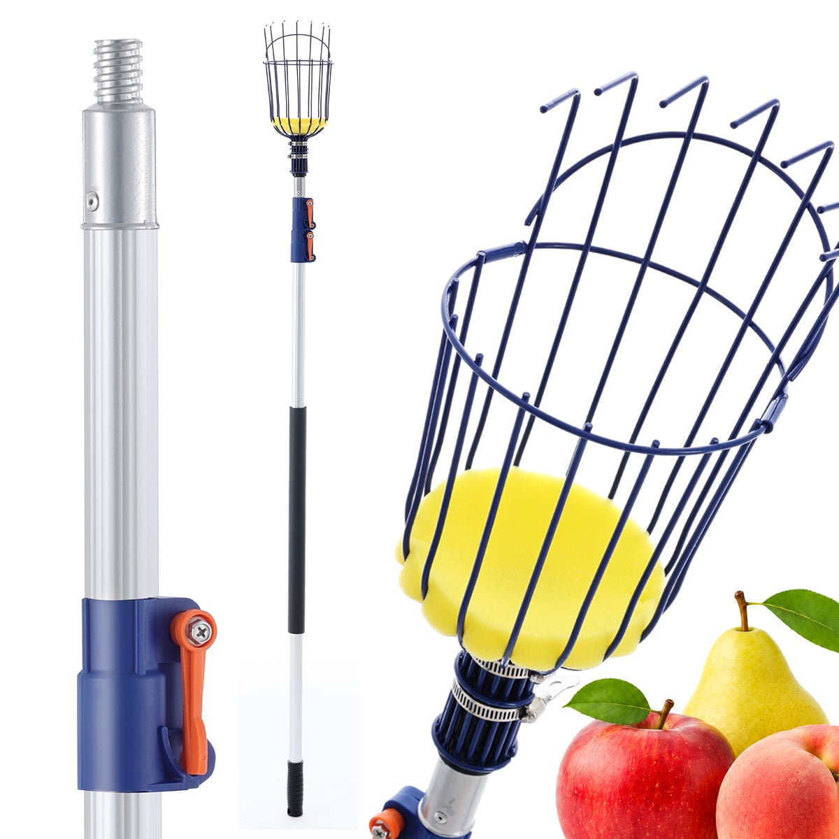 Cosechador de frutas de acero inoxidable