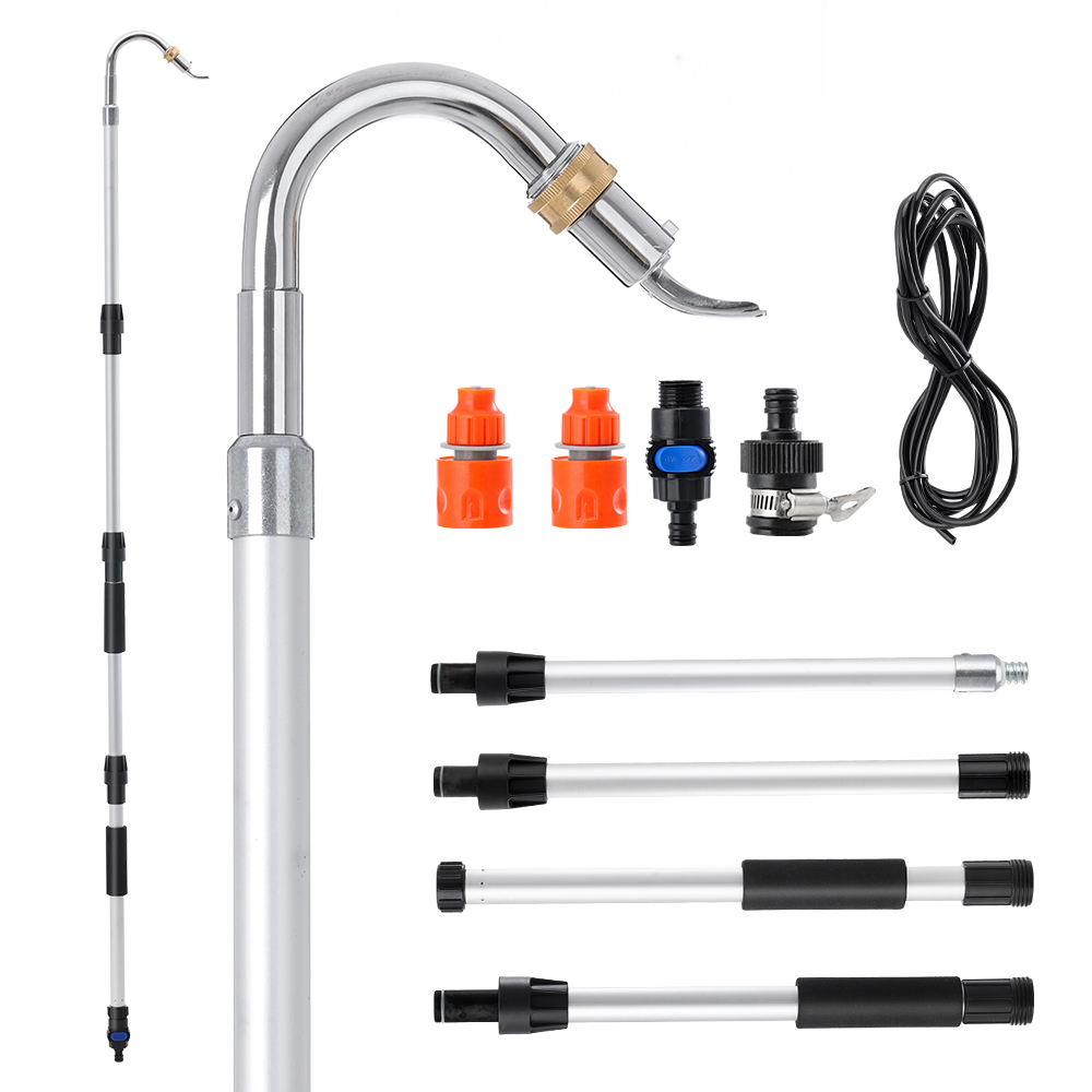 Mango extensible desmontable conectado al agua