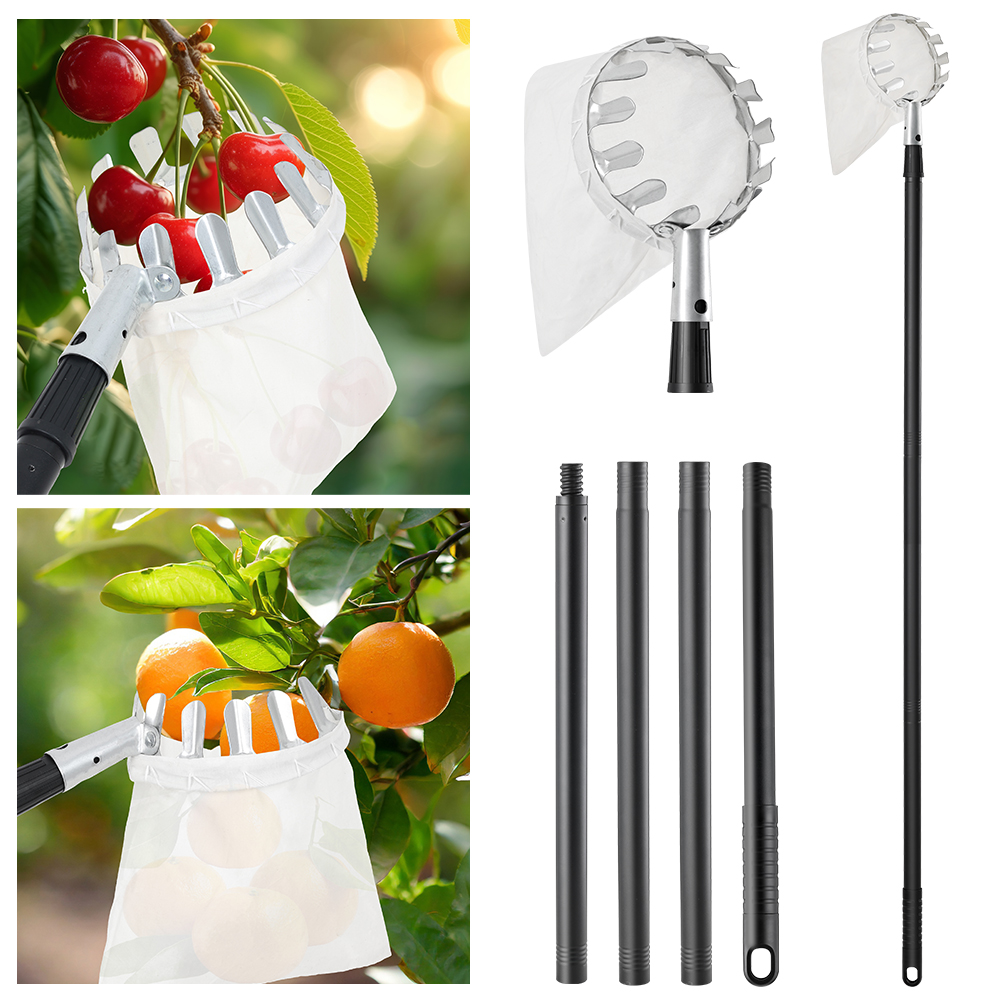 Cosechador de frutas con bolsa de tela