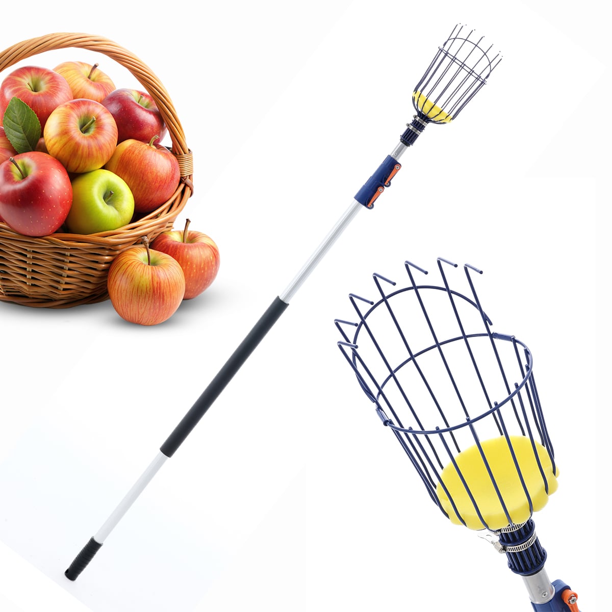 Cosechador de frutas de acero inoxidable