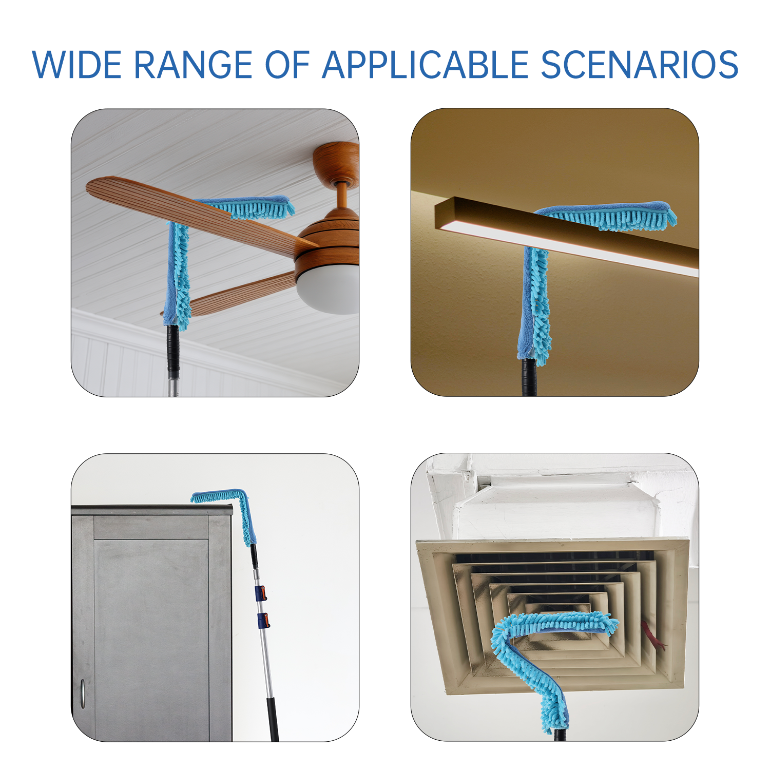 Limpiador de ventiladores de techo