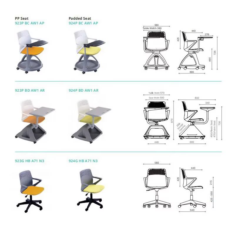 University Classroom Furniture Student Study Chair School Conference Room Training Chair