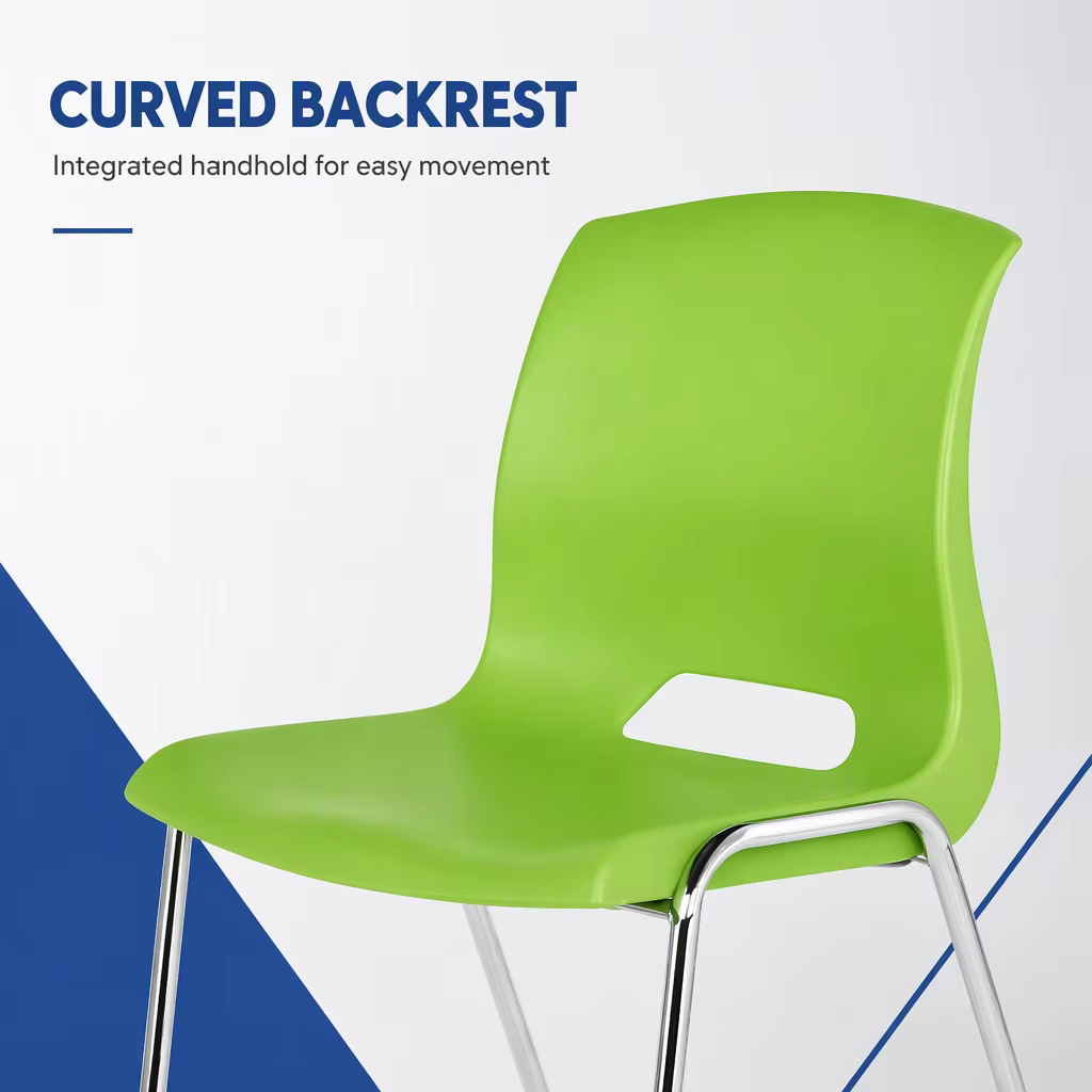 School Student Class Chair Stackable Eco-Friendly Training Room Student Chair