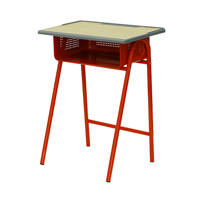 Bureau d'élève avec plateau en bois simple MD0127, mobilier de classe