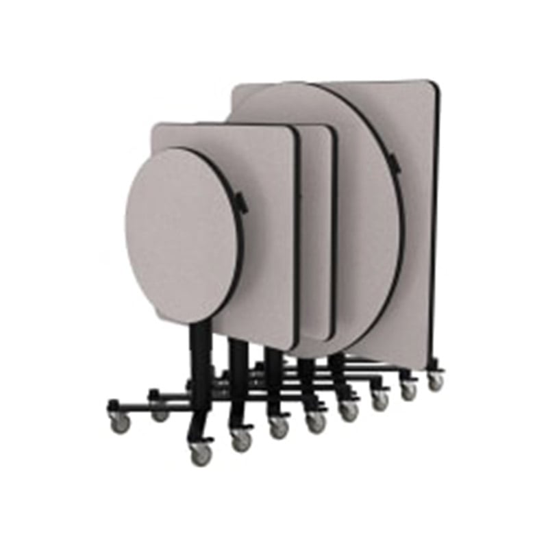 FT0023 Round Folding Table With Wheels