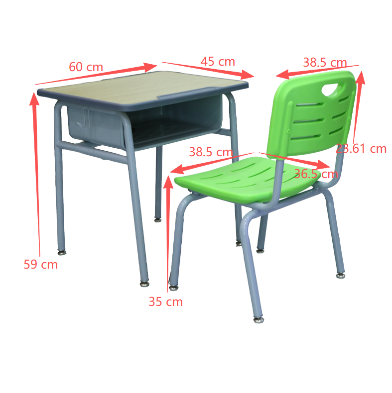 SS0290 Vietnam Primary School Furniture Desk and Chair Set