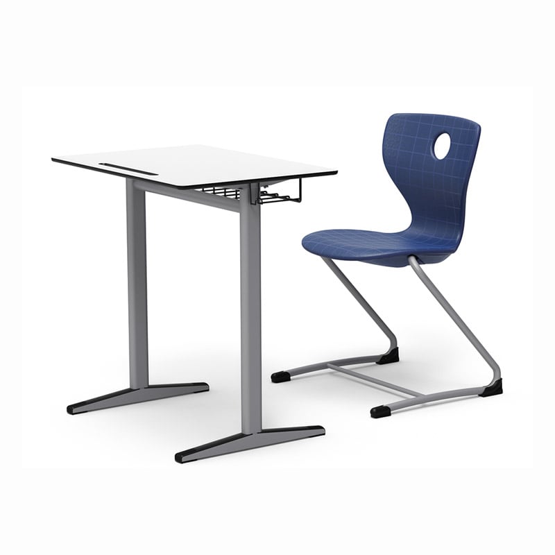 SS0296 Laminate Board School Classroom Furniture Student Desk and Chair