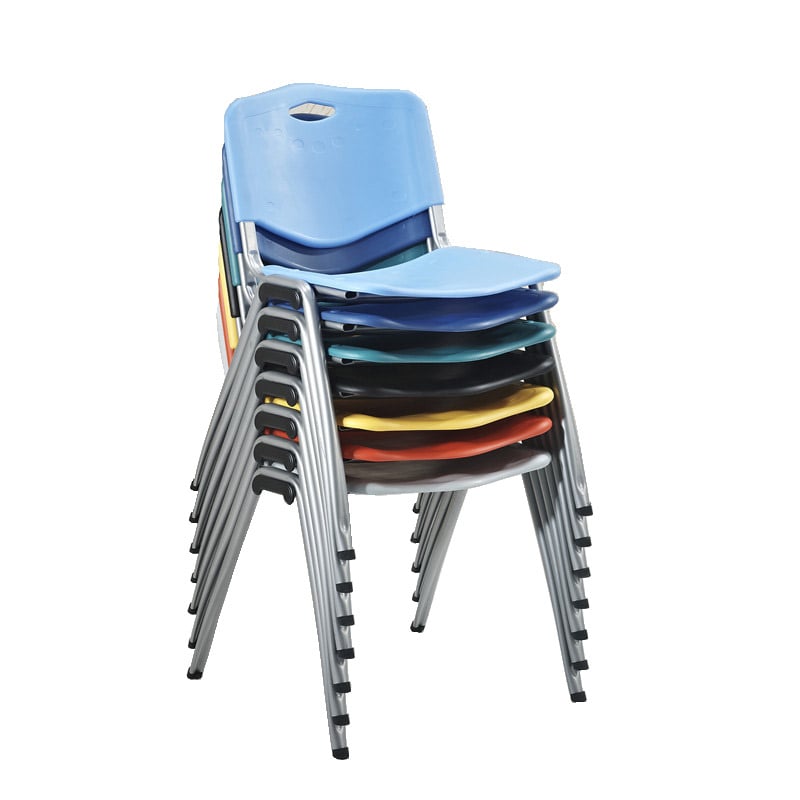 SC0012 Plastic Black Stackable Training Chair