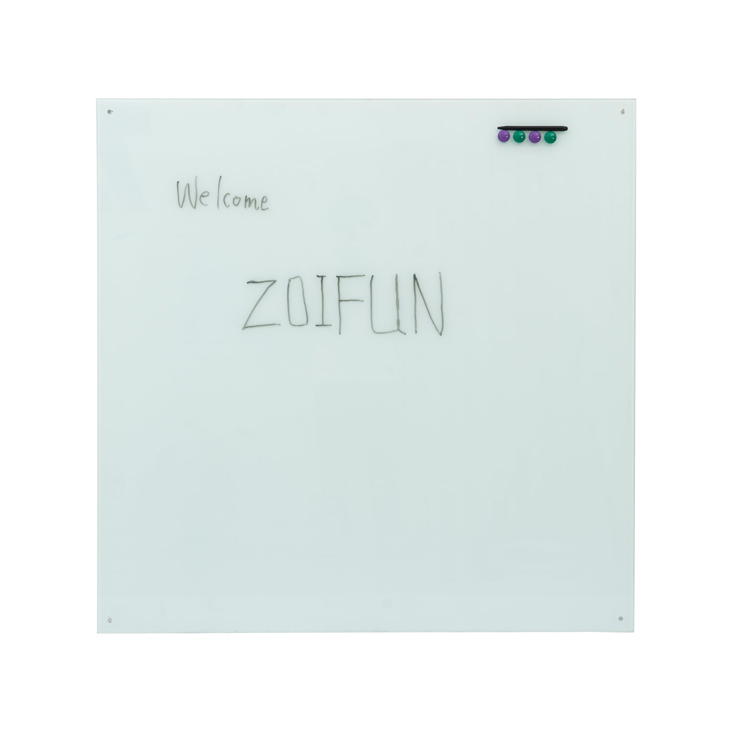 BG0002 Tempered Glass Wall Mounted Whiteboard