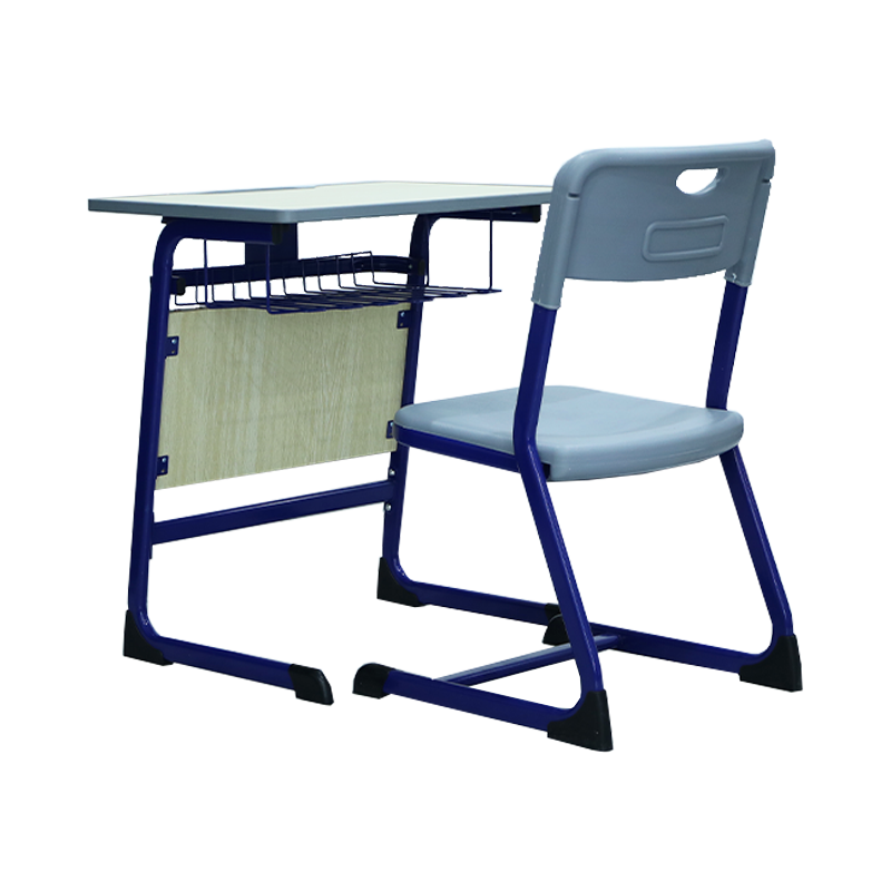 SS0001-6 Student Desk and Chair Set With Front Panel