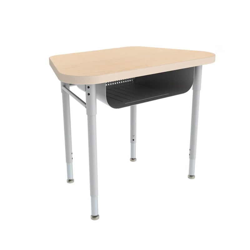 MD0061 Arredo Scolastico Scrivania Studentesca con Piano Trapezoidale