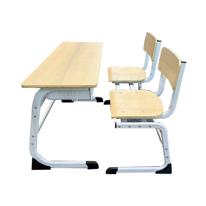SS0185-1 Wooden Double School Furniture Student Desk and Chair Set (5).png