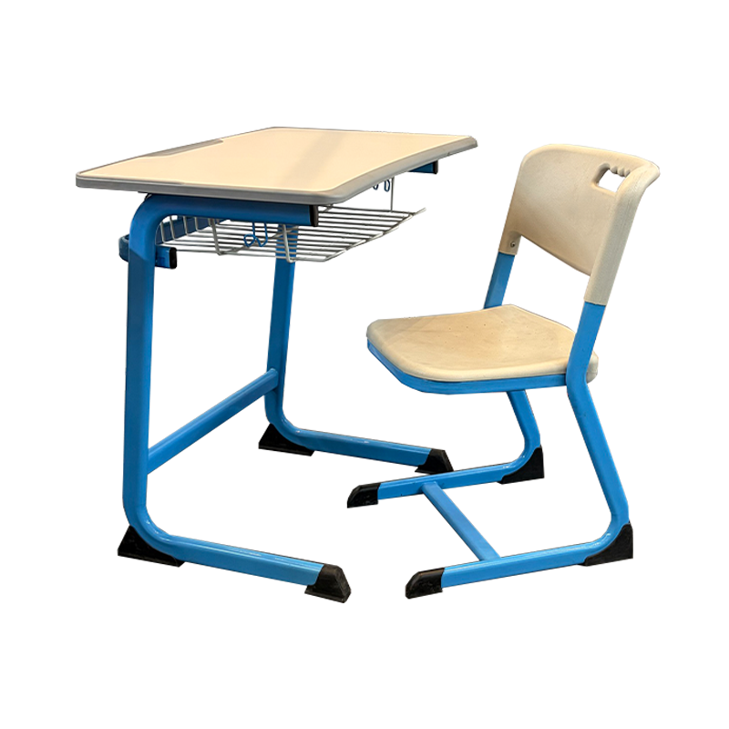 SS0001-4 School Furniture Desk and Chair Attached for Education