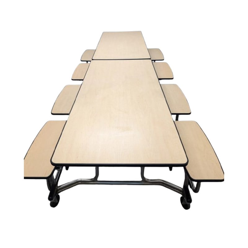 FT0035 Wooden School Cafeteria Tables and Chairs