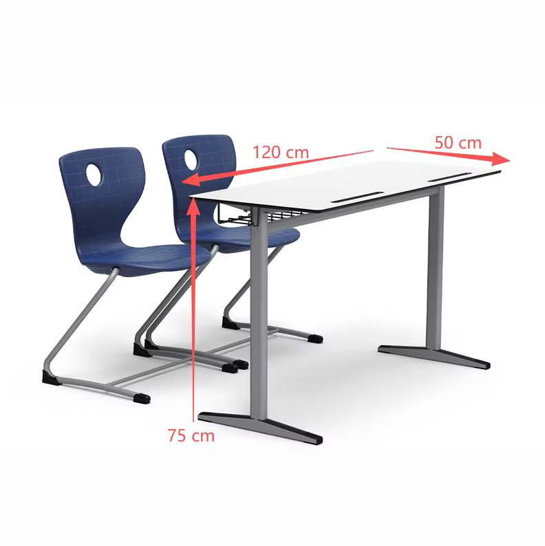 ss0300 school furniture student desk and chair set-2