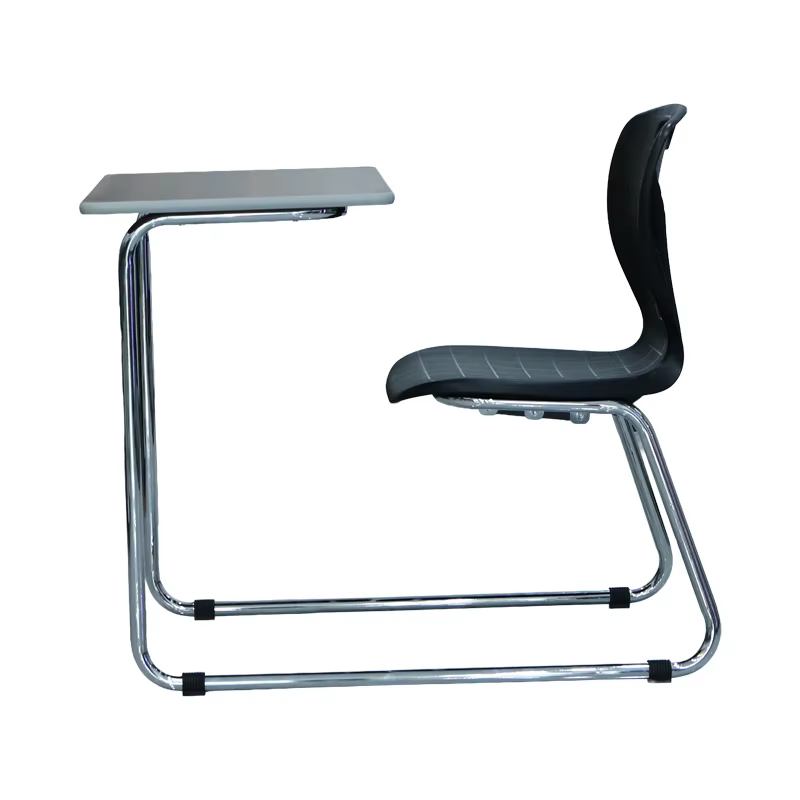 cc0027 classroom furniture student chair with writing tablet-3
