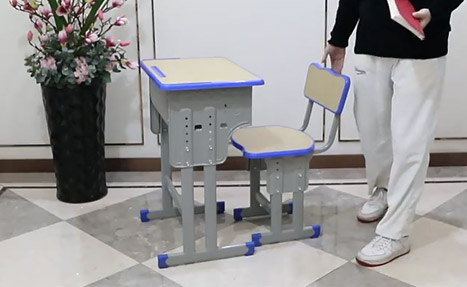 Kid Adjustable School Desk And Chair