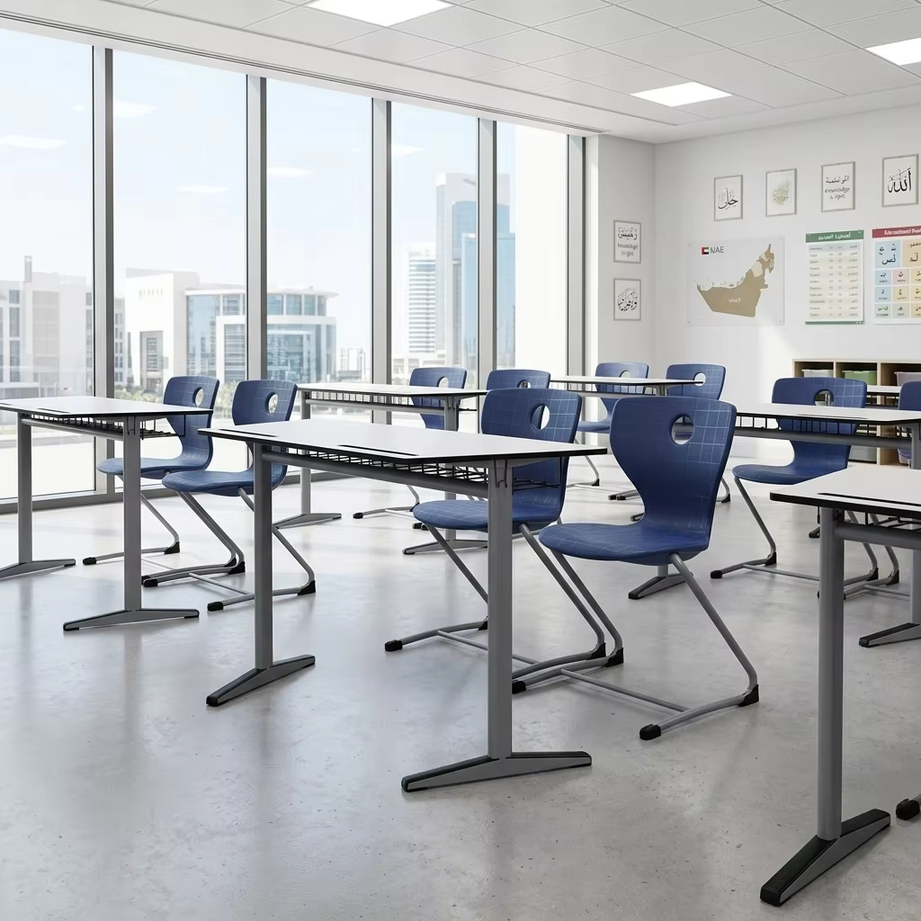 ss0303 school classroom student desk and chairs set-1
